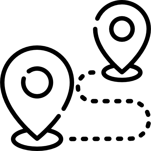 Megközelítés ikon